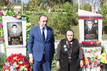 Daşkəsənli Vətən müharibəsi şəhidləri Vahid Aliyev və Elvin Quliyev anılıb