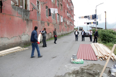 Daşkəsəndə baş vermiş təbii fəlakətin nəticələrinin aradan qaldırılmasına başlanılmışdır