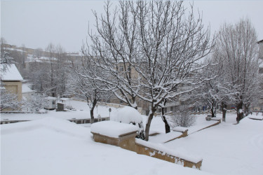 Daşkəsən rayonuna güclü qar yağıb