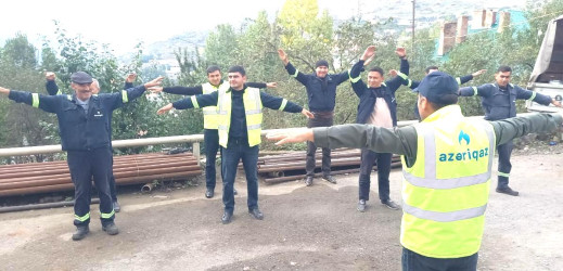 Daşkəsəndə iş yerləri üçün fiziki aktivlik proqramlarının icrası müntəzəm olaraq təşviq edilir