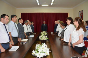 Daşkəsən rayonunda “Heydər Əliyev və Azərbaycan dili”  mövzusunda dəyirmi masa ətrafında görüş keçirilib.