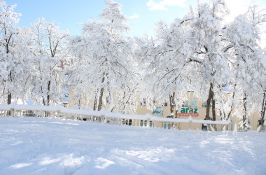 DAŞKƏSƏNƏ GÜCLÜ QAR YAĞIB