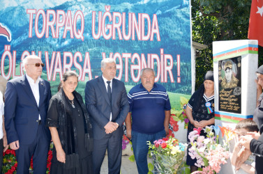 Daşkəsəndə Vətən müharibəsi şəhidinin ad günü qeyd edildi