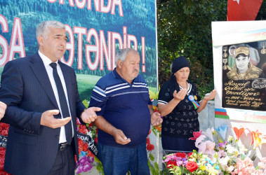 Daşkəsəndə Vətən müharibəsi şəhidinin ad günü qeyd edildi