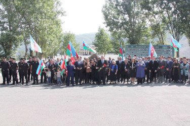 Daşkəsənli şəhidlər Turxan Süleymanovun və Nihad Verdiyevin anım günləri, şəhid Elnur Məmmədovun 35-ci doğum günü qeyd olunub