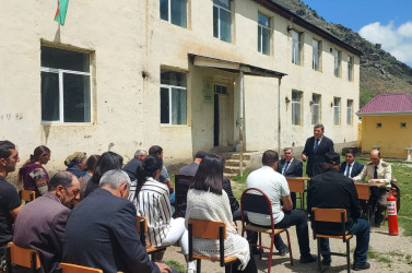 Daşkəsən rayonunun Alaxançallı kəndində “Fövqəladə hallarla bağlı davranış qaydaları” mövzusunda maarifləndirmə tədbiri keçirib