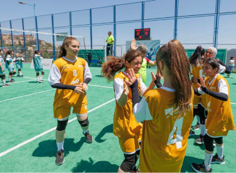 Daşkəsən rayonunda qızlardan ibarət məktəb komandaları arasında voleybol turniri keçirilib.