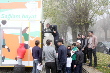 Daşkəsəndə səyyar “Sağlam həyat” layihəsi böyük maraqla qarşılanıb