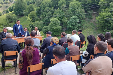 Daşkəsən rayonunun Alaxançallı kəndində “Fövqəladə hallarla bağlı davranış qaydaları” mövzusunda maarifləndirmə tədbiri keçirib