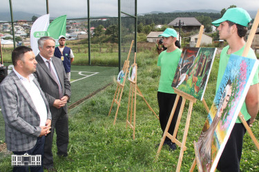 Daşkəsəndə “Yaşıl dünyamızda yaradıcı düşüncə” adlı gənclərin yay düşərgəsi keçirilib