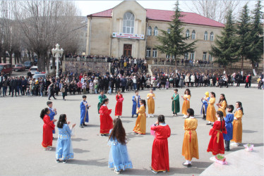 Daşkəsəndə Novruz bayramı böyük təntənə ilə keçirilib.