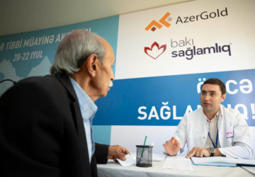 DAŞKƏSƏNDƏ “AZERGOLD” QSC-NİN TƏŞKİLATÇILIĞI İLƏ NÖVBƏTİ TİBBİ MÜAYİNƏ AKSİYASI KEÇİRİLİR