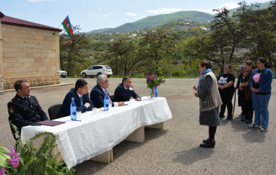 DAŞKƏSƏNİN İCRA BAŞÇISI ƏHƏD ABIYEV NÖVBƏTİ SƏYYAR QƏBULUNU BAYAN KƏNDİNDƏ KEÇİRİB