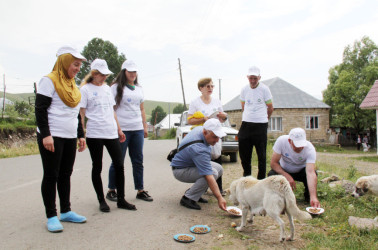 Daşkəsən rayonunun Xoşbulaq kəndində “Yaşıl dünya naminə həmrəylik ili” çərçivəsində əhali ilə ekoloji maarifləndirmə keçirilib