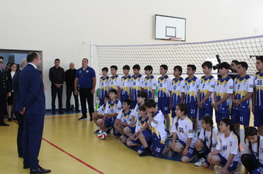 Daşkəsəndə yeniyetmə və gənc voleybolçularla görüş keçirilib