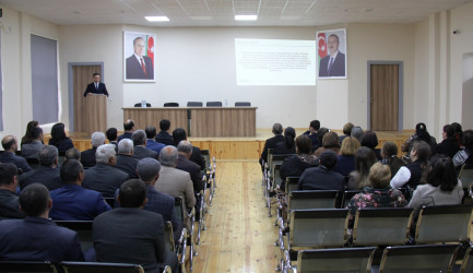 Daşkəsəndə korrupsiya hüquqpozmaları ilə bağlı maarifləndirici tədbir keçirilib