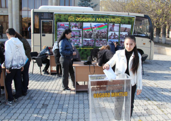 Daşkəsəndə 8 Noyabr – Zəfər Günü münasibətilə "Əsgərə məktub" aksiyası keçirilib.