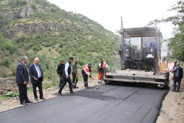 Daşkəsən Rayon İcra Hakimiyyəti Başçısının səlahiyyətlərini müvəqqəti  icra edən Vüqar Məmmədov rayonda aparılan tikinti və abadlıq işləri ilə tanış olub