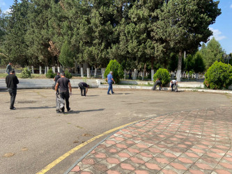 Daşkəsən Bayraq Meydanında və Bayan kəndində “Yaşıl dünya naminə həmrəylik ili” çərçivəsində növbəti təmiz aksiyası təşkil olunub