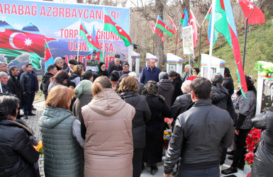 Daşkəsənli Vətən müharibəsi şəhidi Mübariz İbrahimov anılıb