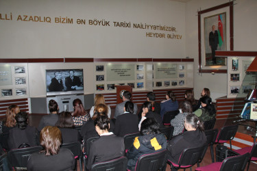 DAŞKƏSƏNDƏ “ÜMUMMİLLİ LİDER HEYDƏR ƏLİYEV VƏ AZƏRBAYCAN MƏDƏNİYYƏTİ” MÖVZUSUNDA SEMİNAR TƏŞKİL OLUNUB