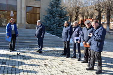 DAŞKƏSƏNDƏ "AZƏRİQAZ" İSTEHSALAT BİRLİYİ NÖVBƏTİ "AÇIQ MİKRAFON" AKSİYASINI KEÇİRİB