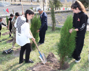 Daşkəsəndə 8 Noyabr – Zəfər Gününə həsr olunan ağacəkmə aksiyası keçirilib.