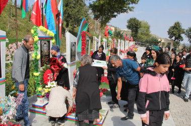 Daşkəsənli Vətən müharibəsi şəhidləri Orxan Şıxıyevin doğum günü və Eşqin Bağırovun anım günü qeyd edilib