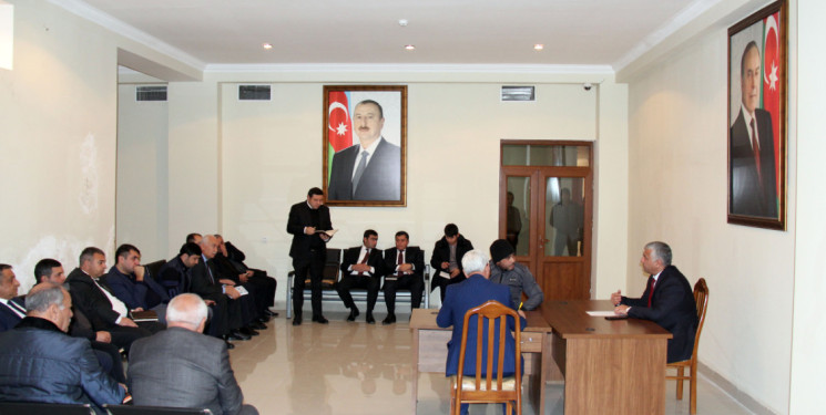 Rayon İcra hakimiyyətində vətəndaşların növbəti fərdi qəbulu keçirilib