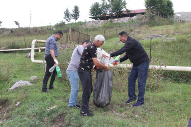 Daşkəsən rayonunda “Yaşıl dünya naminə həmrəylik ili” çərçivəsində  kütləvi təmiz aksiyası təşkil olunub