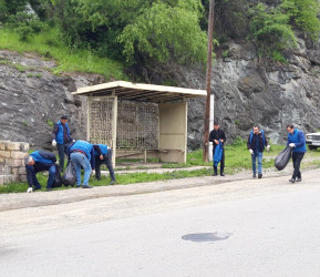 Daşkəsən qəsəbəsində “Yaşıl dünya naminə həmrəylik ili” çərçivəsində növbəti təmizlik aksiyası keçirilib