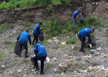 Daşkəsən qəsəbəsində “Yaşıl dünya naminə həmrəylik ili” çərçivəsində növbəti təmizlik aksiyası keçirilib