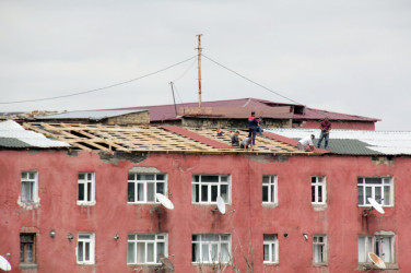 Daşkəsəndə baş vermiş təbii fəlakətin nəticələrinin aradan qaldırılmasına başlanılmışdır