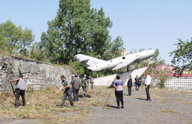 11.09.2024-cü il tarixdə “Yaşıl dünya naminə həmrəylik ili” çərçivəsində  Daşkəsən şəhərində növbəti təmizlik aksiyası keçirilib