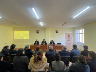 Daşkəsən Kob Dostu Quşçu kəndində “Sahibkarlıq üçün rəqəmsal bacarıqlar” mövzusunda təlim təşkil edib