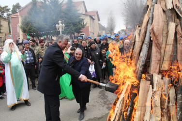 Daşkəsəndə Novruz bayramı böyük təntənə ilə keçirilib.