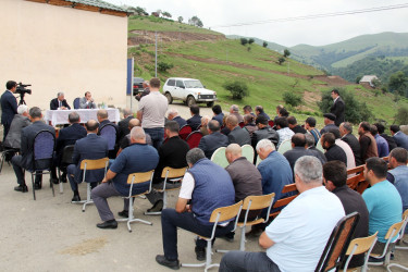 Daşkəsən Rayon İcra Hakimiyyətinin başçısı  Orxan Abbasov Astaf kənd sakinləri ilə görüşüb