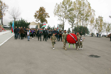 Daşkəsəndə Vətən müharibəsi şəhidləri Şəhriyar Abdullayevin anım və Novruz İsmayılovun doğum günləri qeyd olunub