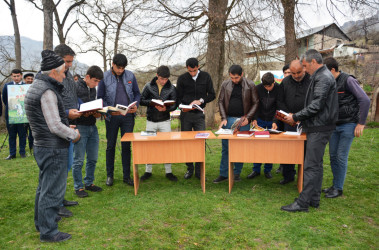 DAŞKƏSƏN RAYON DƏSTƏFUR KƏNDİNDƏ “HEYDƏR ƏLİYEV İLİ” ÇƏRÇİVƏSİNDƏ KİTAB SƏRGİSİ KEÇİRİLİB