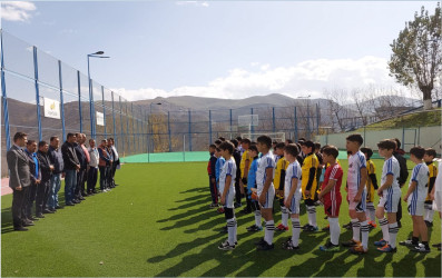 Daşkəsəndə “Heydər Əliyev İli”nə həsr olunan minifutbol birinciliyini keçirilib