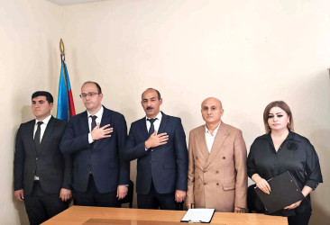 Daşkəsəndə “Konstitusiya və Suverenlik İli” çərçivəsində məktəblilərlə  "Şanlı Zəfər Tariximiz" adlı növbəti tədbirlər keçirilib