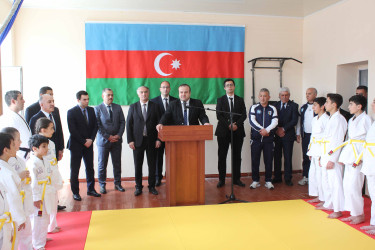 Daşkəsən rayonunda yeni cüdo zalı fəaliyyətə başlayıb