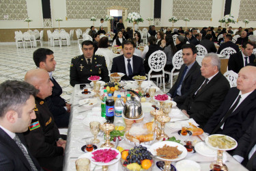 Daşkəsəndə Ümummilli Lider Heydər Əliyevin anım günü ilə bağlı ehsan süfrəsi açılıb
