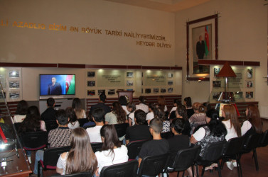 DAŞKƏSƏNDƏ “HEYDƏR ƏLİYEV – DAHİ ŞƏXSİYYƏT” FİLMİNƏ BAXIŞ KEÇİRİLİB