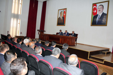 Daşkəsən rayonunda kənd təsərrüfatının inkişafına dair Qərargahın ilk iclası keçirilib