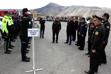 Daşkəsən rayon ərazi mülki müdafiə qüvvələri ilə xəbərdarlıq və toplanış məşqi keçirilib