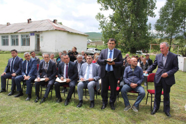 Daşkəsən Rayon İcra Hakimiyyətinin başçısı Orxan Abbasov 01.07.2026-cı il tarixdə Qazaxyolçular kəndində vətəndaşların səyyar qəbulunu keçirib