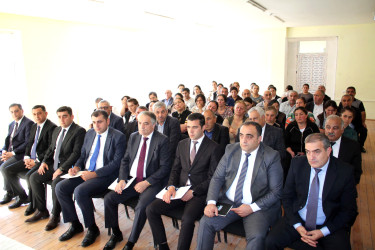 Daşkəsən Rayon İcra Hakimiyyətinin başçısı Orxan Abbasov 16.09.2026-cı il tarixdə Quşçu kəndində vətəndaşların növbəti səyyar qəbulunu keçirib