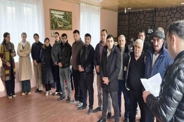 Daşkəsən Rayon Fövqəladə Hallar Komissiyası ölkə ərazisində davam edən qeyri-sabit hava şəraiti ilə əlaqədar görüş keçirib