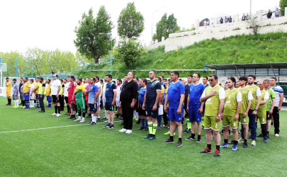 Daşkəsəndə “Konstitusiya və Suverenlik İli” çərçivəsində 15 İyun – Milli Qurtuluş Gününə həsr olunan minifutbol üzrə rayon turnirinin açılış mərasimi keçirilib və oyunlara strat verilib
